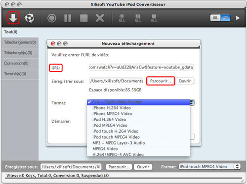 Xilisoft YouTube iPod Convertisseur pour Mac