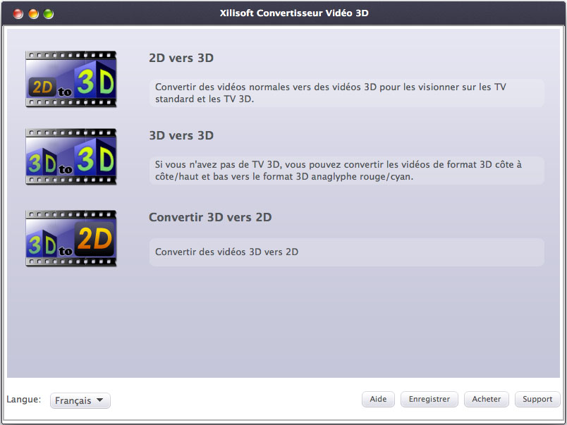 Xilisoft Convertisseur Vidéo 3D pour Mac